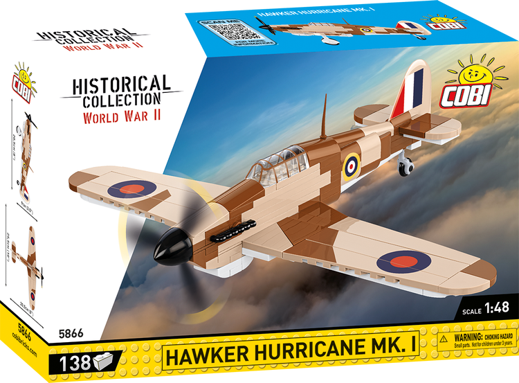 COBI #5866 WWII Hawker Hurricane MK. I Fighter Plane NEW!