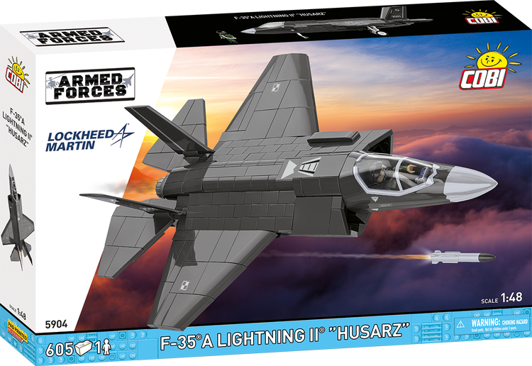 COBI #5904 F-35B Lightning II "Husarz" Fighter Jet - Brand New!