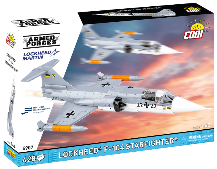COBI #5907 LOCKHEED F-104 Starfighter Jet Fighter - Brand New!