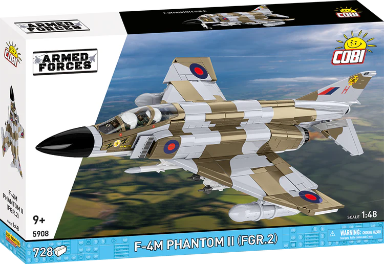 COBI Toys #5908 F-4M Phantom II (FGR.2) Jet Fighter - Brand New!