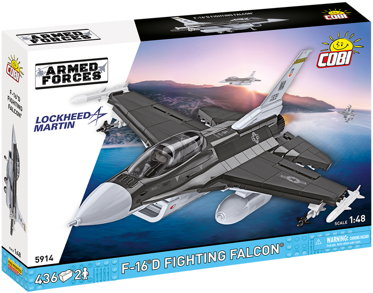 COBI Toys #5914 F-16 D Fighting Falcon USAF Fighter - Brand New!