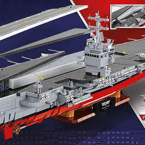 COBI Toys #5922 Top Gun Aircraft Carrier BRAND NEW SEALED 6130 Blocks!