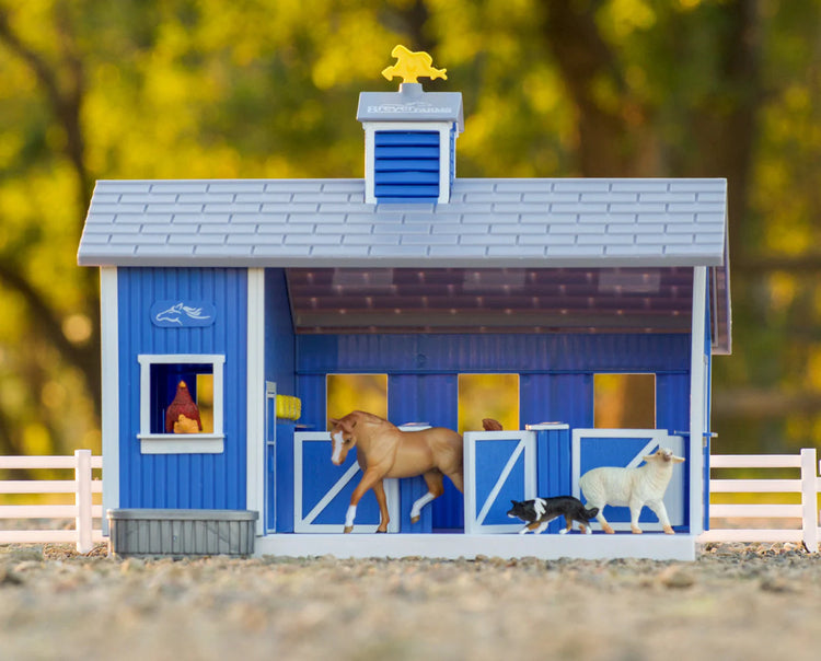 BREYER HORSES #59241 Stablemates Home at the Barn Playset NEW!