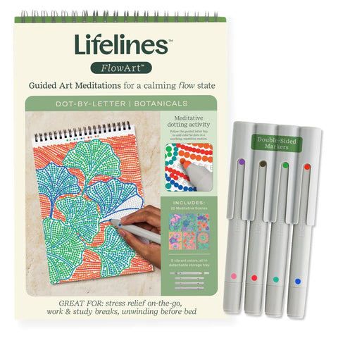 Lifelines FlowArt Dot By Letter Botanicals #165005 - Brand New!