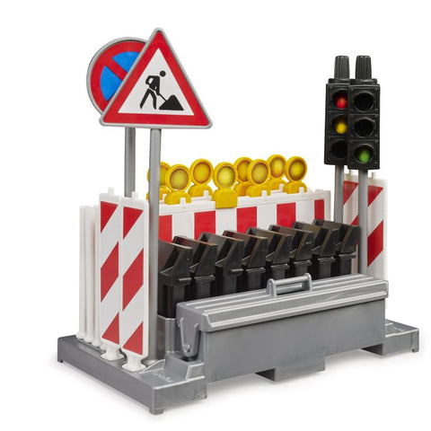 Bruder #62009 Traffic Safety Set with Traffic Lights - Brand New!