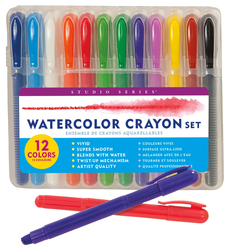 Peter Pauper Press Studio Series Watercolor Crayon Set - Brand New!