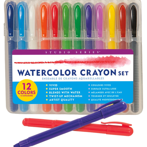 Peter Pauper Press Studio Series Watercolor Crayon Set - Brand New!