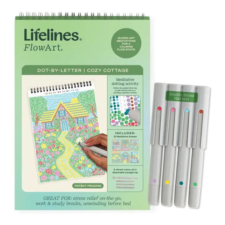 Lifelines FlowArt Dot by Letter  Cozy Cottage #LL-16-3149 - Brand New!