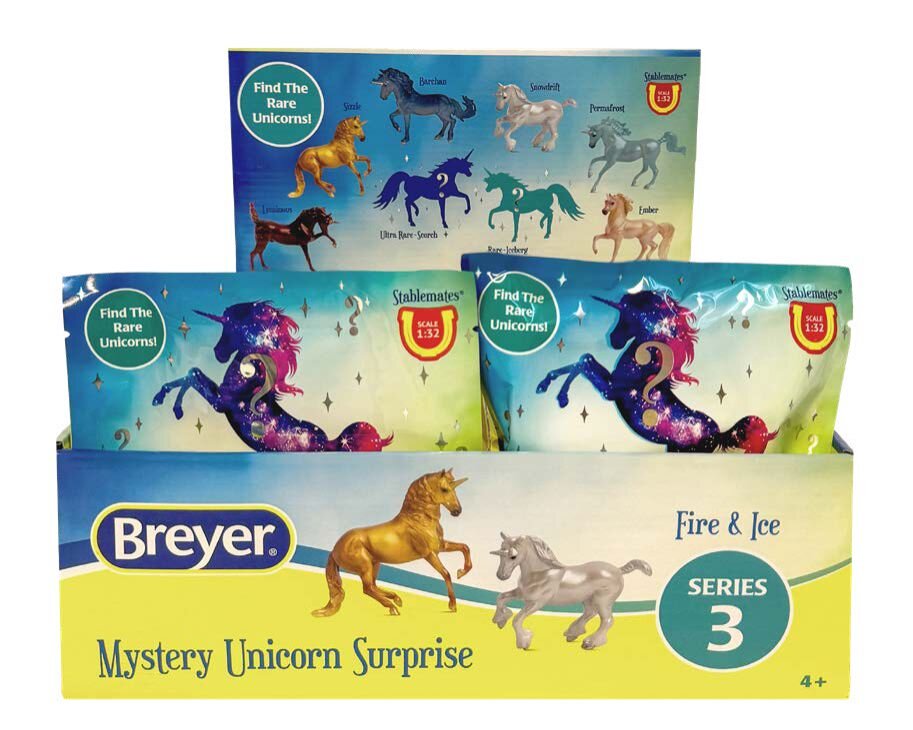 Breyer Horse #6938 Mystery Unicorn Surprise Series 3: Fire and Ice Blind Bag