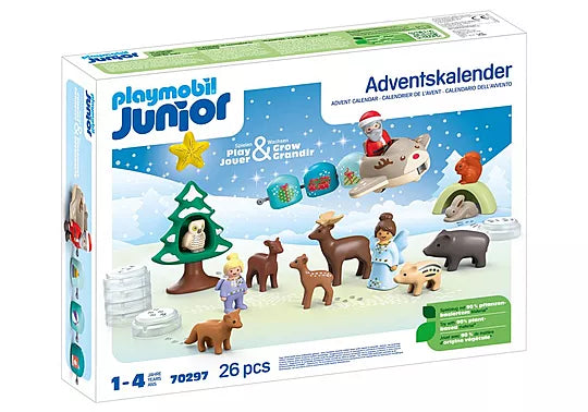 PLAYMOBIL #70297 JUNIOR Advent Calendar: Snowy Christmas NEW!