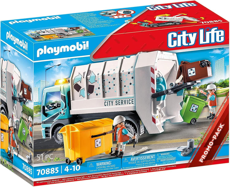 PLAYMOBIL #70885 City Recycling Truck NEW!