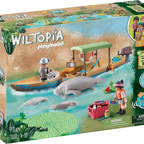 PLAYMOBIL #71010 Wiltopia - Boat Trip to the Manatees NEW!