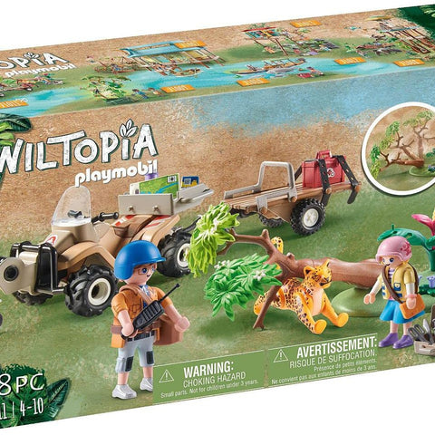 PLAYMOBIL #71011 Wiltopia Animal Rescue Quad NEW!