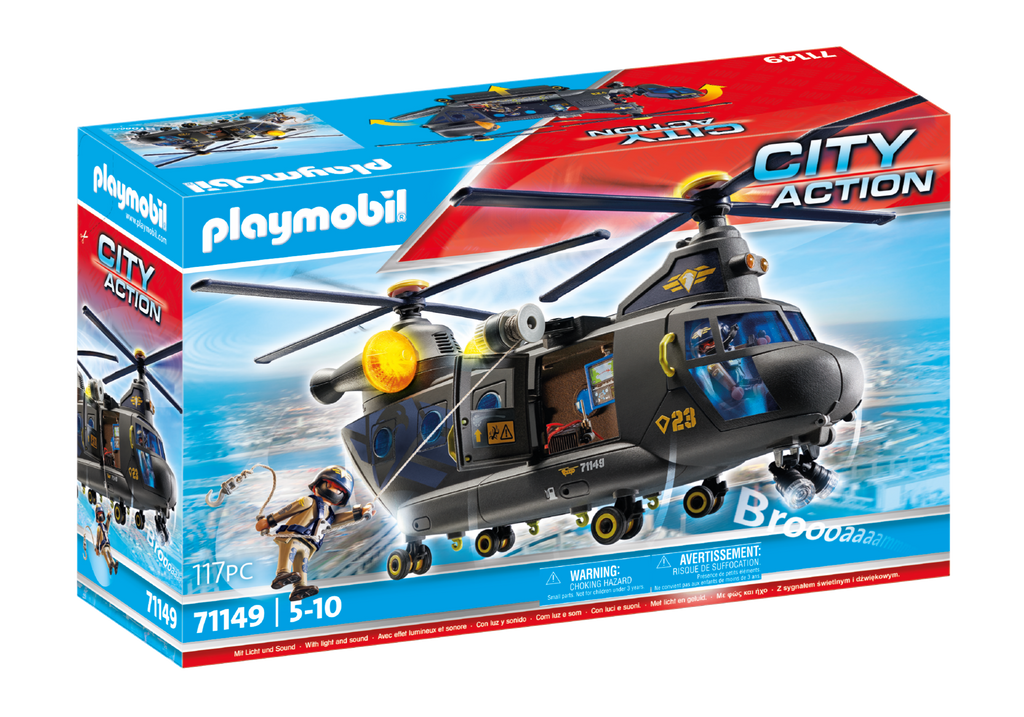 PLAYMOBIL #71149 Tactical Unit Rescue Aircraft NEW!