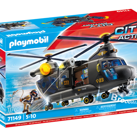 PLAYMOBIL #71149 Tactical Unit Rescue Aircraft NEW!