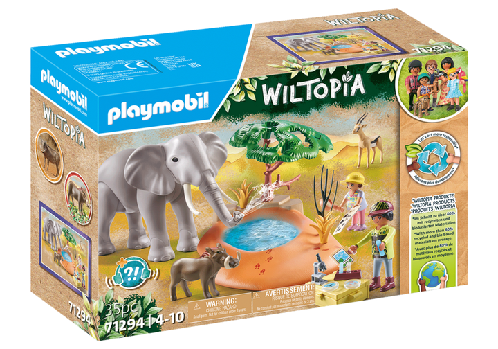 PLAYMOBIL #71294 Wiltopia Elephant at the Waterhole NEW!