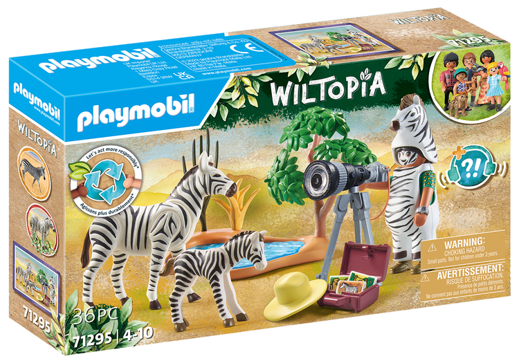 PLAYMOBIL #71295 Wiltopia Wildlife Photographer NEW!