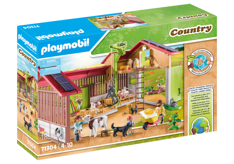 PLAYMOBIL #71304 Large Animal Farm NEW!