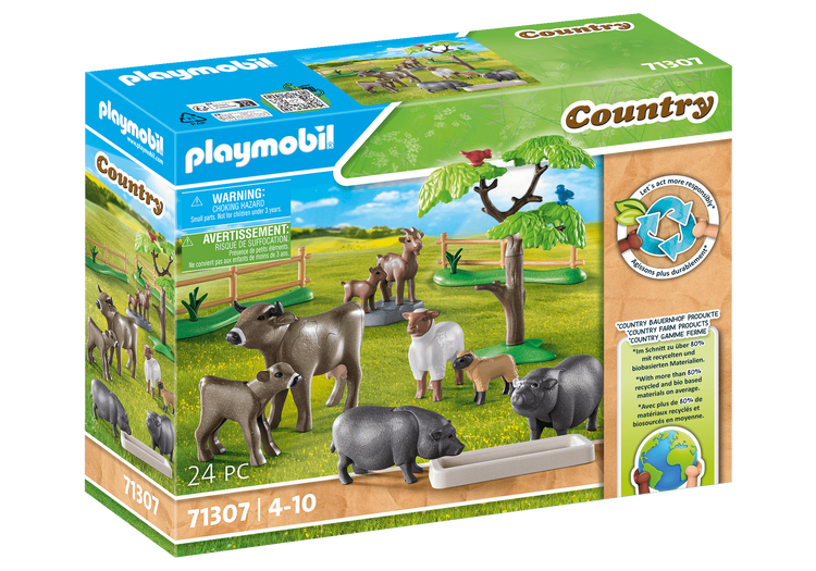 PLAYMOBIL #71307 Farm Animal Enclosure NEW!