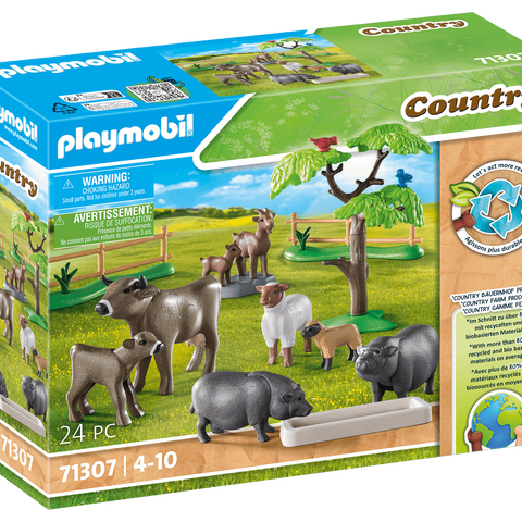 PLAYMOBIL #71307 Farm Animal Enclosure NEW!