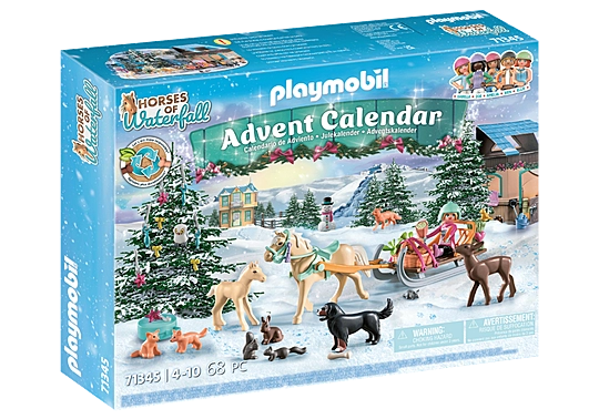 Playmobil #71345 Horses of Waterfall Christmas Sleigh Ride Advent Calendar