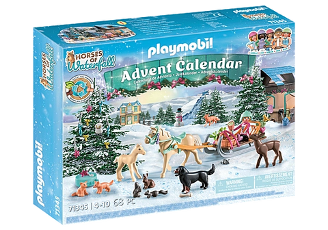 Playmobil #71345 Horses of Waterfall Christmas Sleigh Ride Advent Calendar