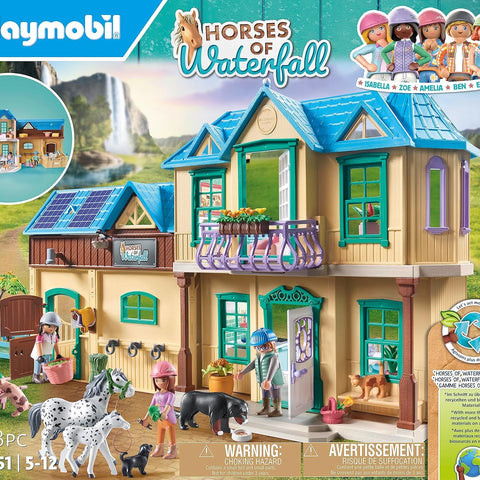 PLAYMOBIL #71351 Waterfall Horse Ranch NEW!