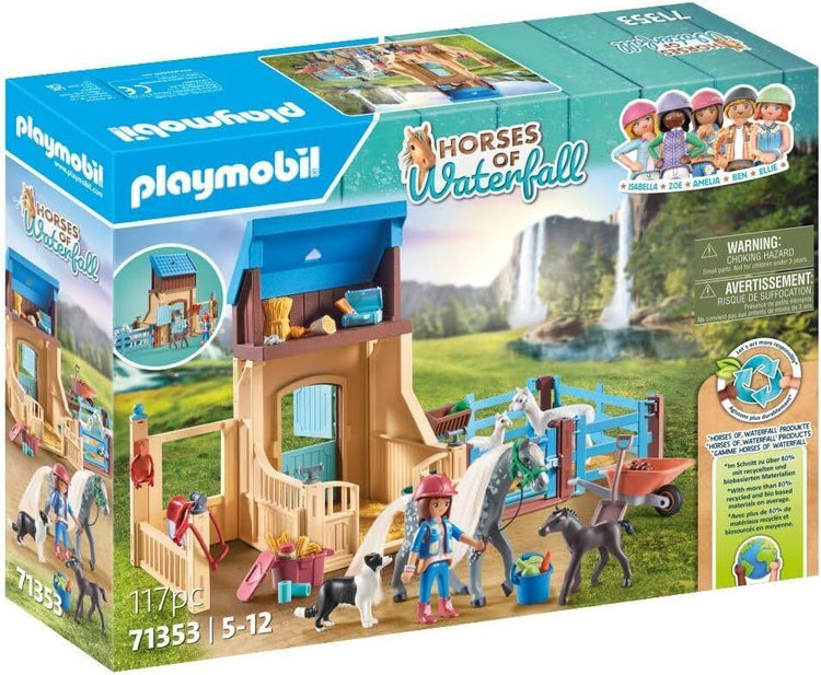 PLAYMOBIL #71353 Horses of Waterfall Horse Stall with Amelia & Whisper NEW!