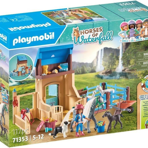 PLAYMOBIL #71353 Horses of Waterfall Horse Stall with Amelia & Whisper NEW!