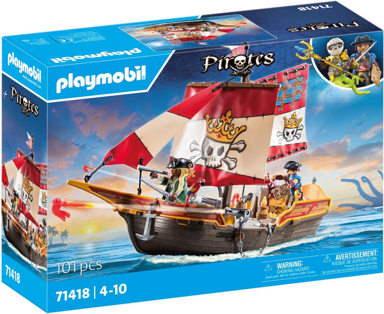 PLAYMOBIL #71418 Pirate Ship NEW 2024 RELEASE!!