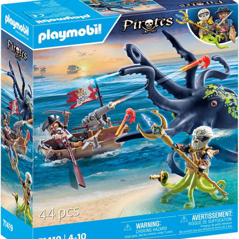 PLAYMOBIL #71419 Pirate Battle with the Giant Octopus NEW!