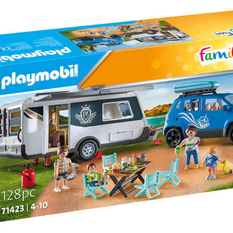 PLAYMOBIL #71423 Car with Camper Caravan NEW!