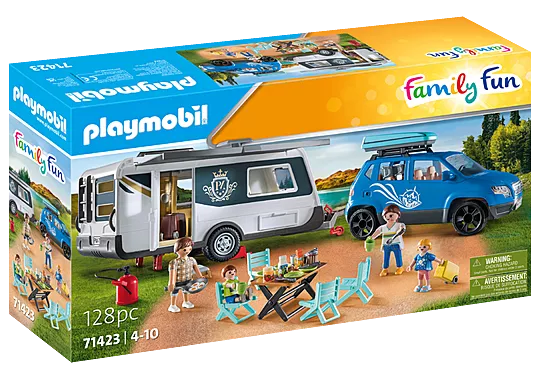 Playmobil #71423 Caravan with Car - Brand New!!