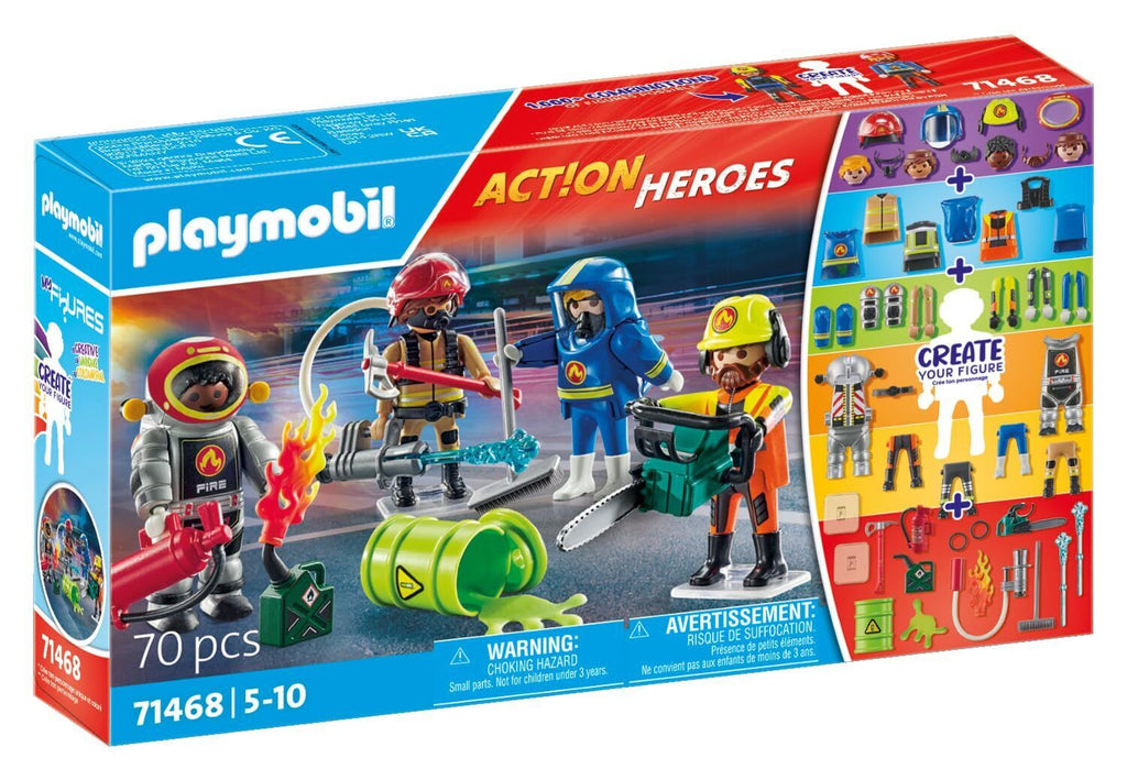 PLAYMOBIL #71468 My Figures - Fire Rescue NEW!