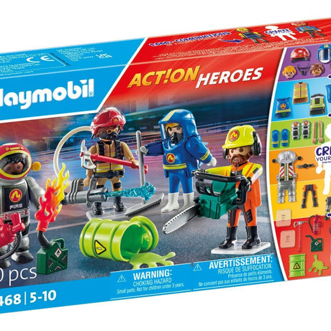 PLAYMOBIL #71468 My Figures - Fire Rescue NEW!