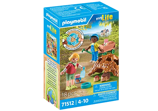 Playmobil #71512 Children with Hedgehog Family - Brand New!