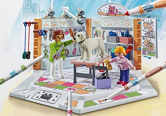 Playmobil #71514 Color Dog Salon - Brand New!