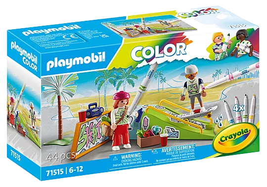 Playmobil #71515 Color Skate Park - Brand New!