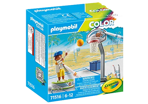 Playmobil #71516 Color Series Basketball Player  Brand New!