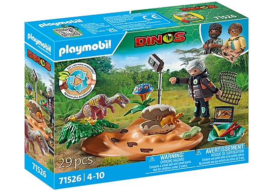 Playmobil #71526 Stegosaurus Nest with Egg Thief NEW!