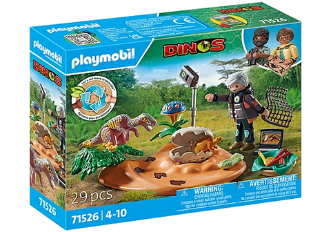 Playmobil #71526 Stegosaurus Nest with Egg Thief NEW!