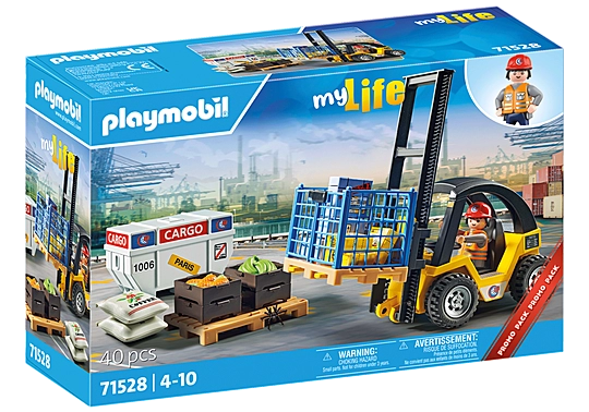 Playmobil #71528 Forklift Truck with Cargo