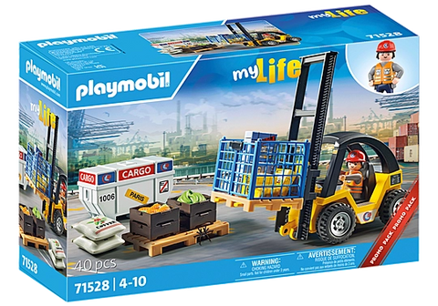 Playmobil #71528 Forklift Truck with Cargo