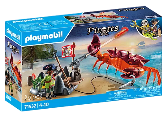 PLAYMOBIL #71532 Pirate Battle w/ The Giant Crab NEW!