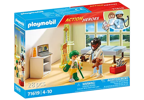 Playmobil #71619 Pediatrician with Teddy Bear - Brand New!