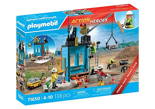 Playmobil #71650 Construction Site - Brand New!