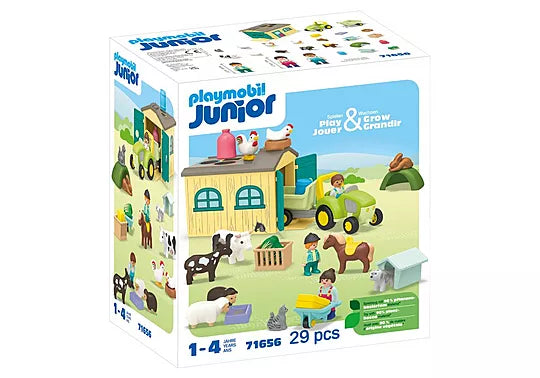 Playmobil #71656 Junior Farm Adventure with Tractor - Brand New!