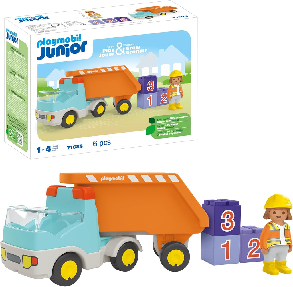 Playmobil Junior #71685 Dump Truck - Brand New!