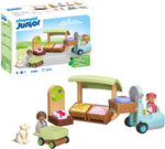 Playmobil Junior #71691 Organic Market Stall and Forklift - Brand New!