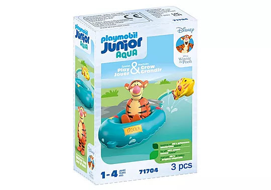 PLAYMOBIL #71704 JUNIOR & Disney - Tigger's Rubber Boat Ride NEW!